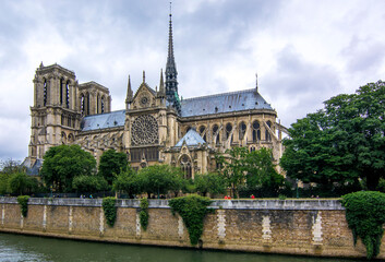 Obraz premium Notre-Dame Cathedral, Paris, Cathedral
