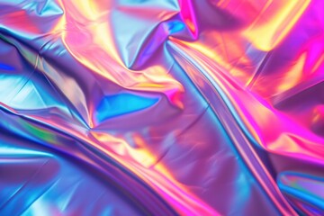 Abstract holographic foil background