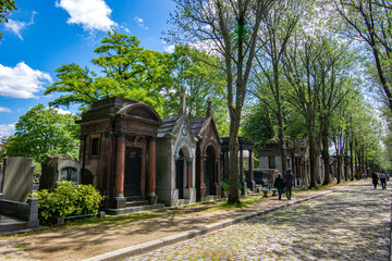 Naklejka premium Pére Lachaise Cemetery, Paris, France
