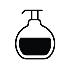 toner icon with white background vector stock illustration