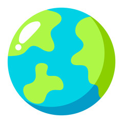 Planet earth icon.