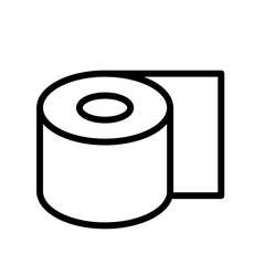 Toilet paper - vector icon