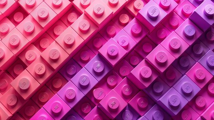 Lego abstract background - obrazy, fototapety, plakaty