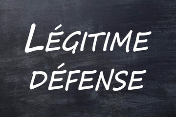 Fototapeta premium Légitime défense tableau