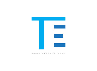 TE creative initial latter logo . company logo.
