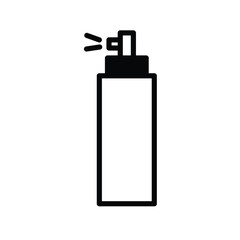 spray icon with white background vector stock illustration