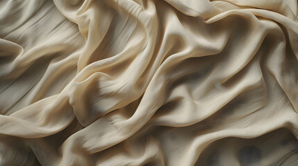 Obraz premium Close-up View of a White Cloth