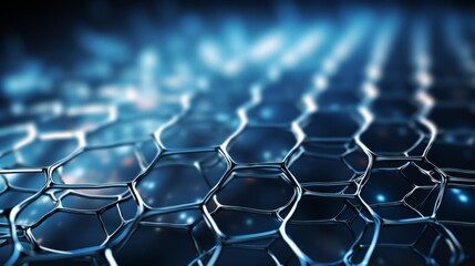 Obraz premium Hexagonal Tiles Arranged on a Table