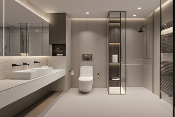 modern bathroom interior