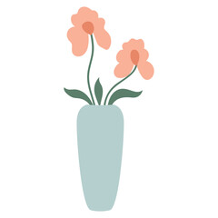 plant in pot vector illustration