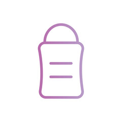 deodorant icon with white background vector stock illustration
