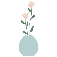 plant in pot vector illustration
