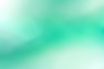 Obraz premium Abstract gradient smooth Blurred Bright Aquamarine Green background image
