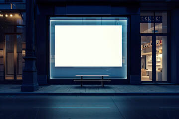 Fototapeta premium blank mock up display