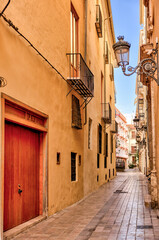 Valencia, Spain - January 1, 2024: Iconic Spanish architecture and sights on the streets of Valencia, Spain
