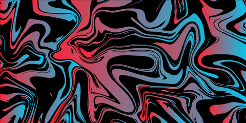 Abstract Red Marble texture background. Red and Black mixing oil paint texture. Red Marbleized Stripes With marble ink texture. Splash of paint. Colorful liquid.	