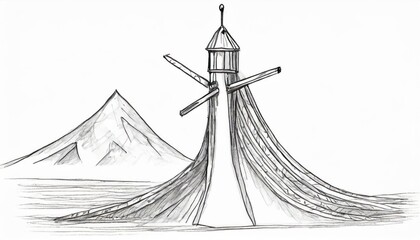 Drawing windmill