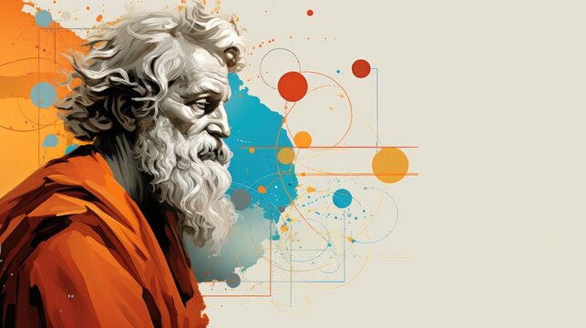 The integration of Greek philosophical figures into contemporary art, offering fresh perspectives on ancient wisdom.