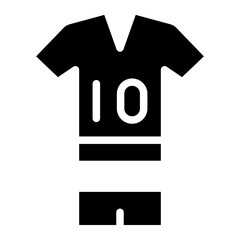 Fototapeta premium soccer glyph icon