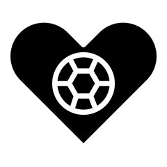 soccer glyph icon