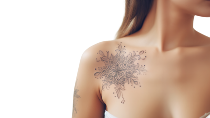 Creative Tattoo isolated