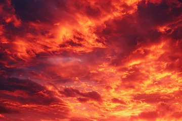  View of red sky can be used as abstract background © cong