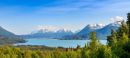 Kenai Lake and Cooper Landing in Alaska's Kenai Peninsula
