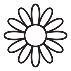 Flower line icon.