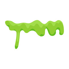 green slime vector element