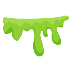 green slime vector element