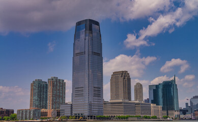 Panoramic view of Jersey City, NJ