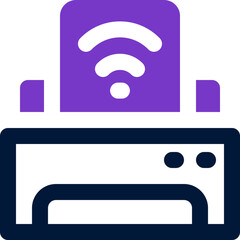 printer icon. vector dual tone icon for your website, mobile, presentation, and logo design.