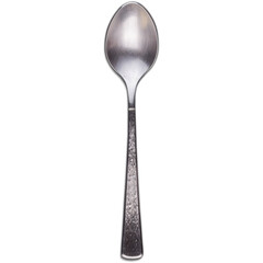 Realistic stainless steel spoon isolated on transparent background.fit element for scenes project.