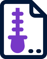 compress file icon. vector dual tone icon for your website, mobile, presentation, and logo design.