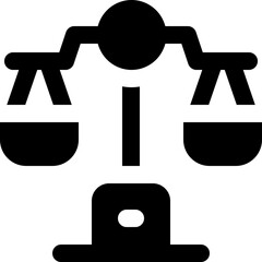 balance icon. vector glyph icon for your website, mobile, presentation, and logo design.