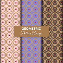 Abstract simple geometric vector seamless organic fabric textile repeat cloth pattern with modern style