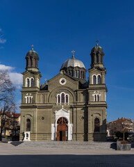 Fototapeta na wymiar Cathedral St. Cyril and Methodius in Burgas, Bulgaria