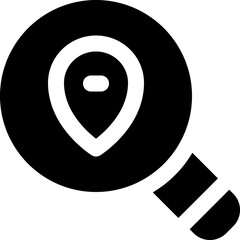 search icon. vector glyph icon for your website, mobile, presentation, and logo design.