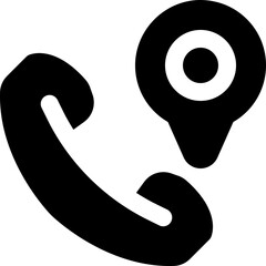 Fototapeta na wymiar call icon. vector glyph icon for your website, mobile, presentation, and logo design.