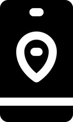 map app icon. vector glyph icon for your website, mobile, presentation, and logo design.