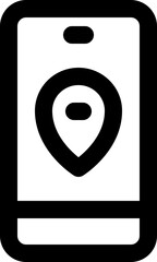 map app icon. vector line icon for your website, mobile, presentation, and logo design.