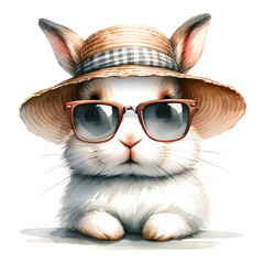 Bunny with glasses Easter 