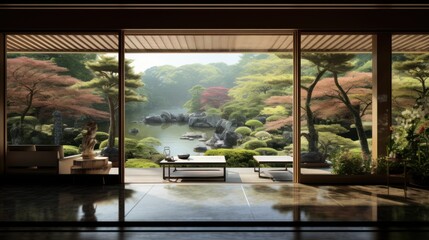 View from the beautiful residence to Japan Garden