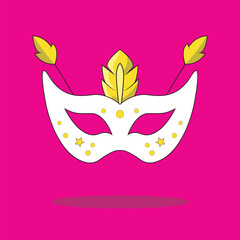Obraz premium carnival mask vector illustration