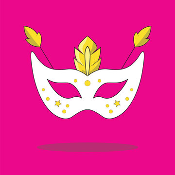 carnival mask vector illustration