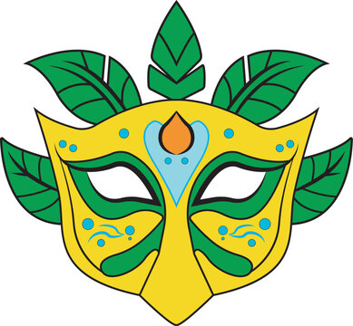 carnival mask vector