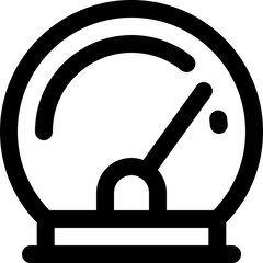 speed test icon. vector line icon for your website, mobile, presentation, and logo design.