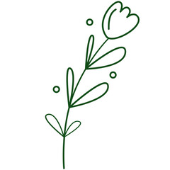 Abstract flower pattern