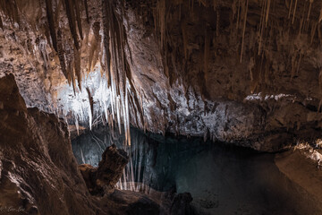Exploring the Crystal and Fantasy Cave in Bermuda, where subterranean wonders and crystal-covered formations create an underground marvel