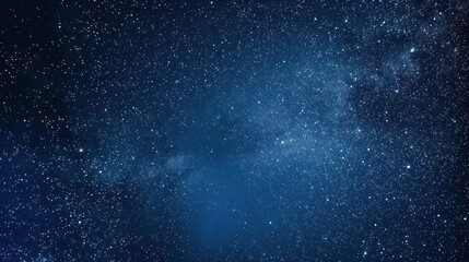 dark blue night starry sky and milky way. background for text